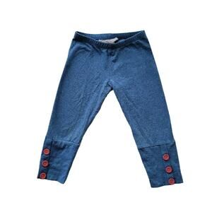 Paper Wings Blue Leggings